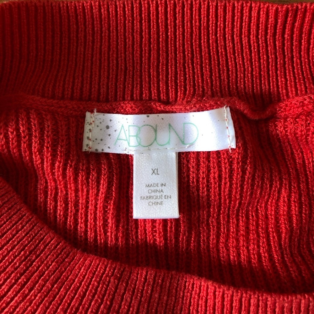 NWT Abound Solid Tie Front Sweater - Picture 7 of 8